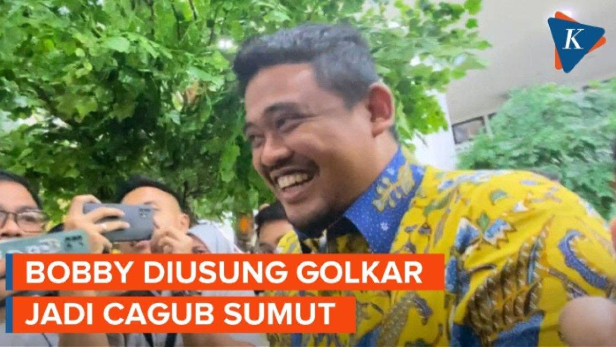 Diblacklist PDIP, Bobby Nasution kini diusung Golkar maju Pilgub Sumut