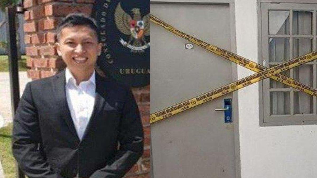 DIPLOMAT MENINGGAL TRAGIS - Diplomat dan Staf di Kementerian Luar Negeri RI Arya Daru Pangayunan semasa hidup dan potret indekos almarhum di Jalan Gondangdia Kecil, Menteng, Jakarta Pusat, Selasa (8/7/2025) pagi. Arya Daru Pangayunan adalah diplomat yang memiliki istri bernama Meta Ayu Puspitantri. Ia adalah menantu Guru Besar FEB UGM, Basu Swastha Dharmmesta.