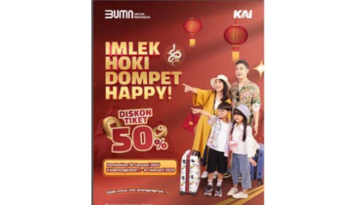 Diskon Imlek KAI 2025