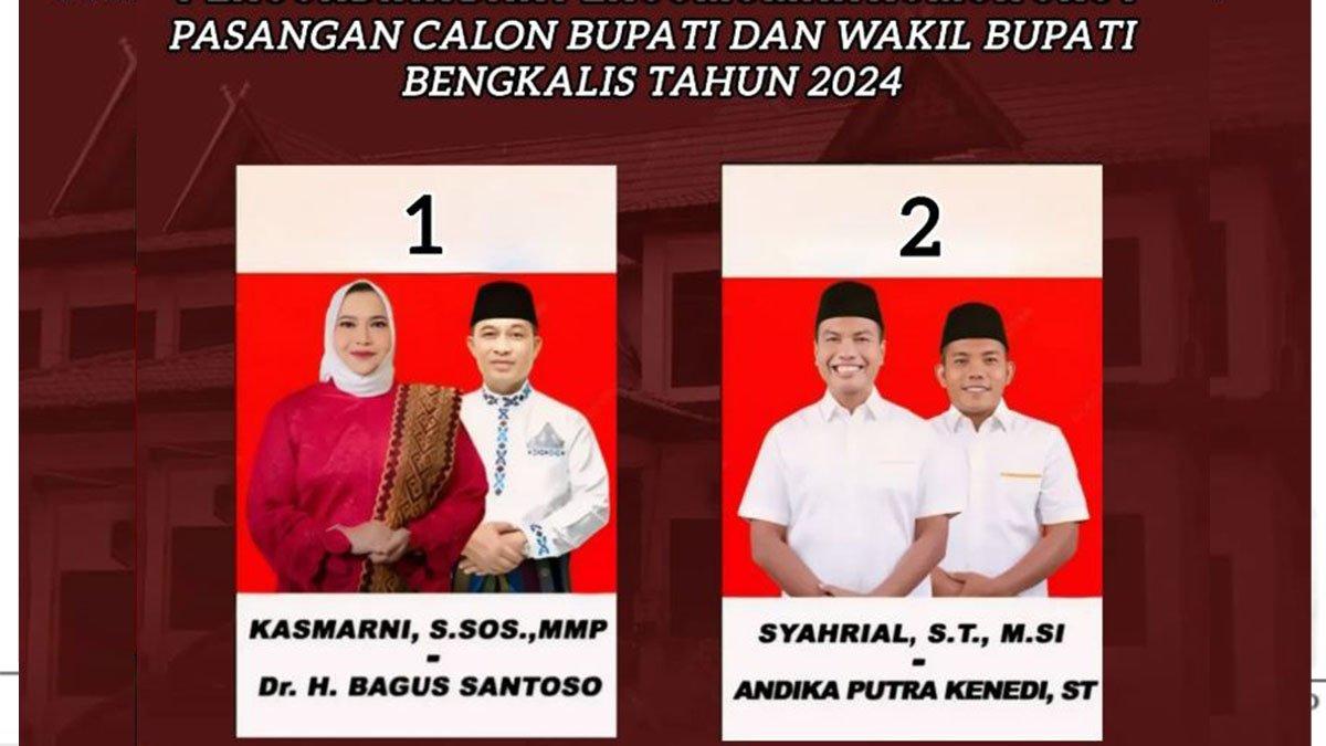 Dua paslon Pilkada Bengkalis 2024
