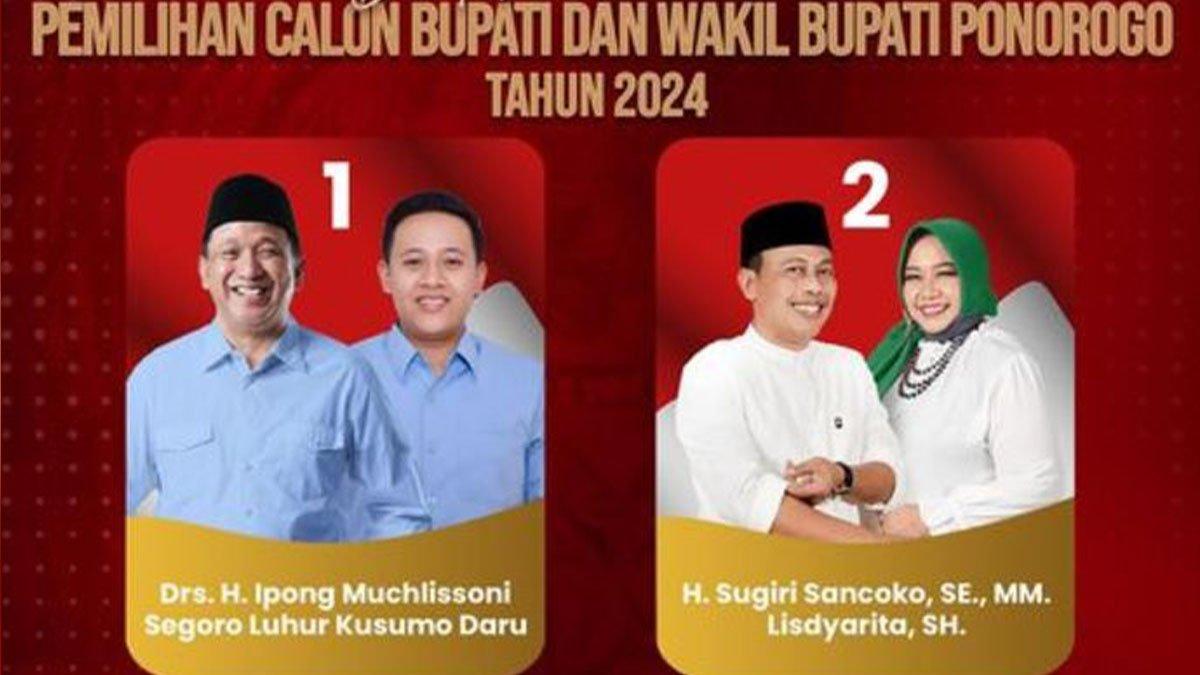 Dua paslon Pilkada Ponorogo 2024