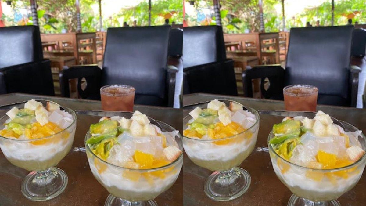 ES TELER KLATEN - Potret menu es segar di Es Mendunia Klaten.