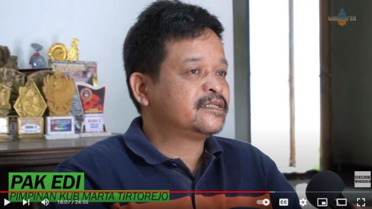 Edi menceritakan bahwa dirinya dulunya adalah karyawan perusahaan Indomie.