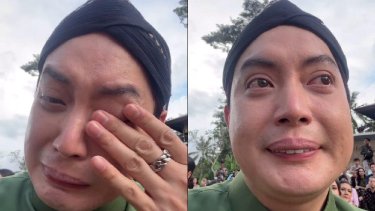 EDRIC TJANDRA NANGIS - Potret Edric Tjandra diambil dari Instagram pada Kamis (8/5/2025). Edric Tjandra menangis ketika akad nikah Luna Maya dan Maxime Bouttier.