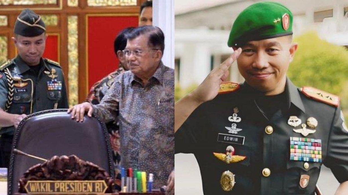 AJUDAN WAPRES ke-12 - Edwin Adrian Sumantha saat masih bertugas sebagai ajudan Wapres ke-12 Jusuf Kalla. Kini Edwin Adrian Sumantha berpangkat Mayor Jenderal TNI.