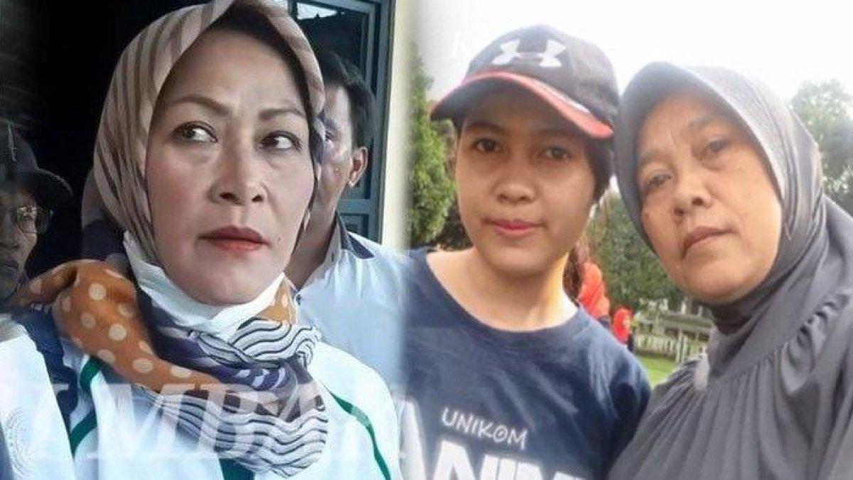 Ekspresi Mimin berpura-pura selama dua tahun setelah terlibat dalam kasus pembunuhan Tuti dan Amalia.