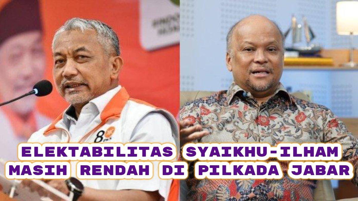 Elektabilitas Ahmad Syaikhu-Ilham Habibie masih rendah di Pilkada Jawa Barat (Jabar) 2024, begini tanggapan PKS.