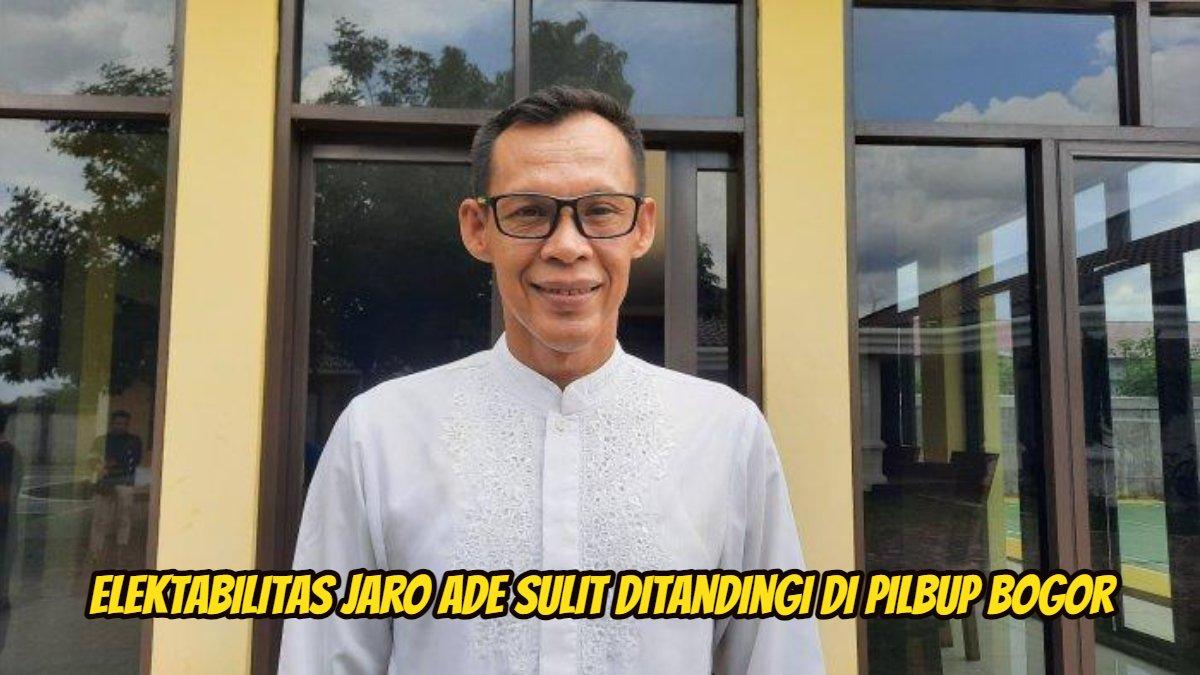 Elektabilitas Jaro Ade sulit ditandingi di Pilbup Bogor