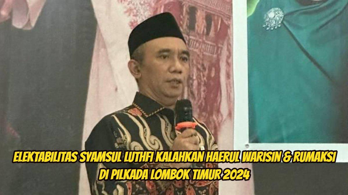 Elektabilitas Syamsul Luthfi kalahkan Haerul Warisin & Rumaksi
