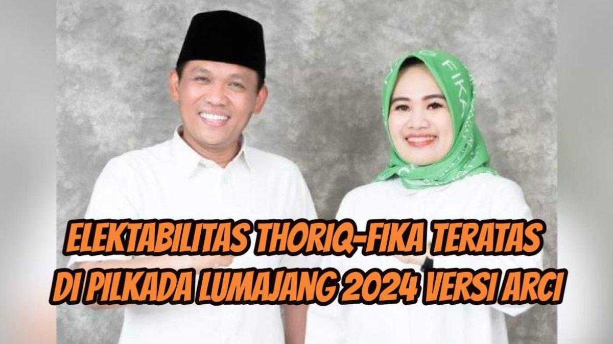 Elektabilitas Thoriq-Fika teratas di Pilkada Lumajang 2024 versi ARCI