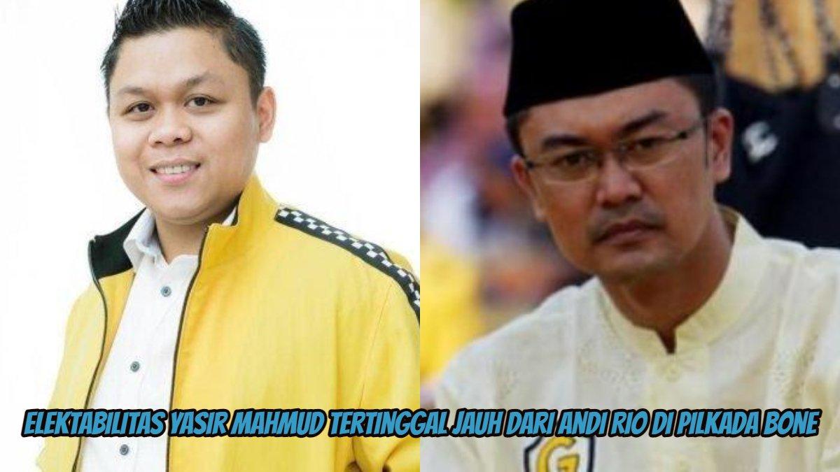Elektabilitas Yasir Mahmud tertinggal jauh dari Andi Rio di Pilkada Bone