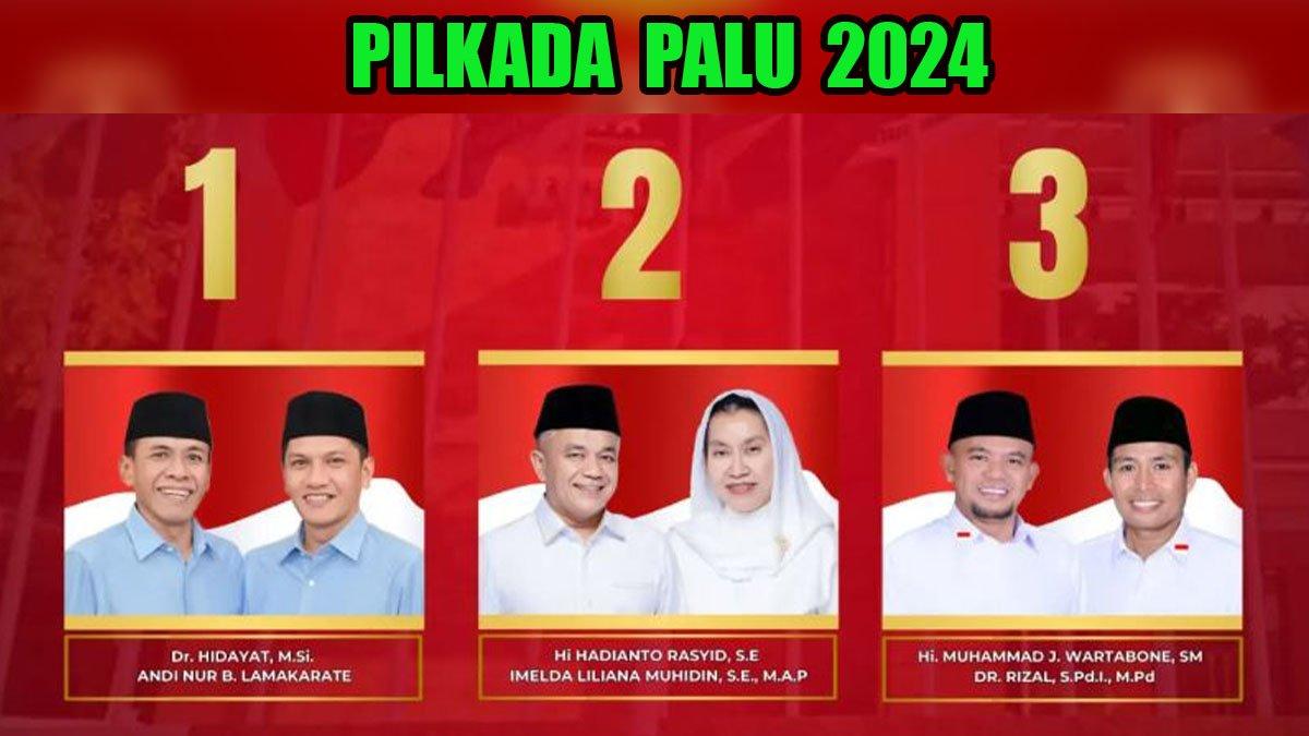 Elektabilitas terbaru Pilkada Palu 2024