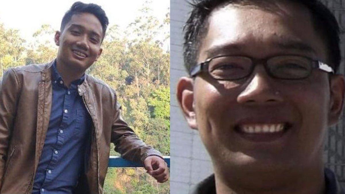 Emmeril Kahn Mumtadz dan Ridwan Kamil saat masih muda