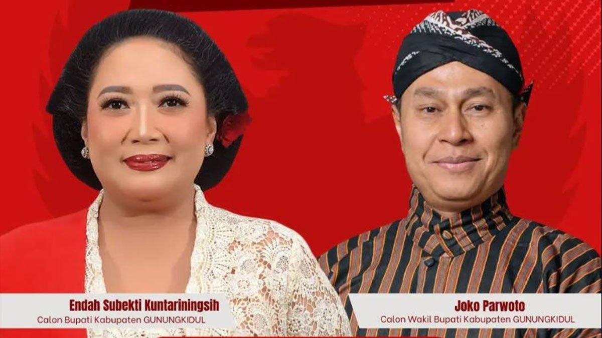 Endah Subekti Kuntariningsih-Joko Parwoto di Pilkada Gunungkidul 2024