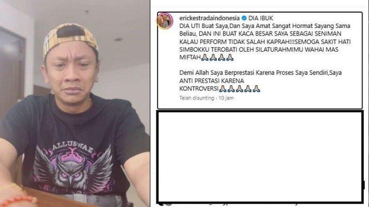 Erick Estrada ungkap perasaan Yati Pesek setelah dihina Gus Miftah (Erick Estrada ungkap perasaan Yati Pesek setelah dihina Gus Miftah.