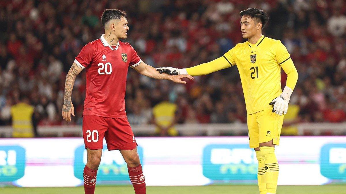Ernando Ari saat membela Timnas Indonesia senior.
