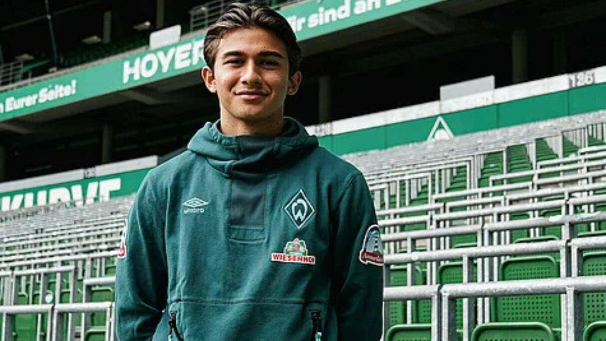 CALON NATURALISASI - Ethan Kohler saat berseragam Werder Bremen dokumen Bundes Liga (17/4/2025). Ethan Kohler dilirik Patrick Kluivert.