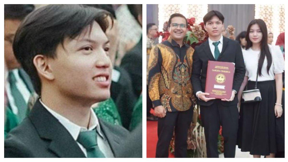DITERIMA DI PTN - Ezzar Raditya Gunawan, anak Sahrul Gunawan diterima di Universitas Gadjah Mada (UGM). Sayang, sang ayah tidak mengizinkannya kuliah di Yogyakarta karena ingin sang putra dekat dengan mamanya.