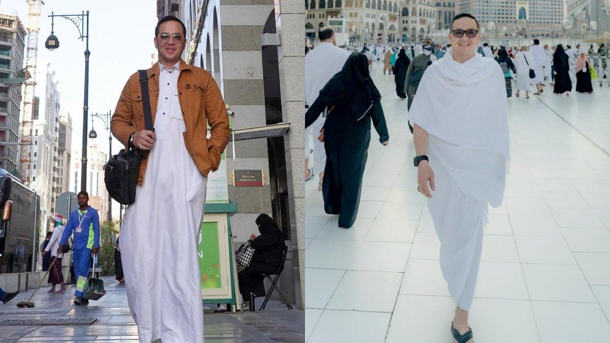 Fadli Akhmad saat berada di tanah suci.