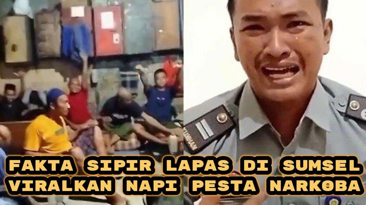 Berikut lima fakta soal sipir di Sumatera Selatan yang viralkan napi pesta narkoba, sedih dimutasi hingga minta tolong Presiden Prabowo Subianto.