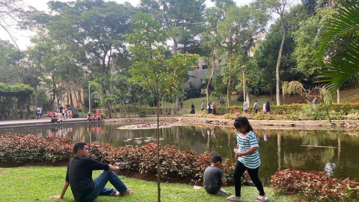 WISATA JAKARTA: Fasilitas di Taman Spathodea di Jagakarsa, Jakarta Selatan