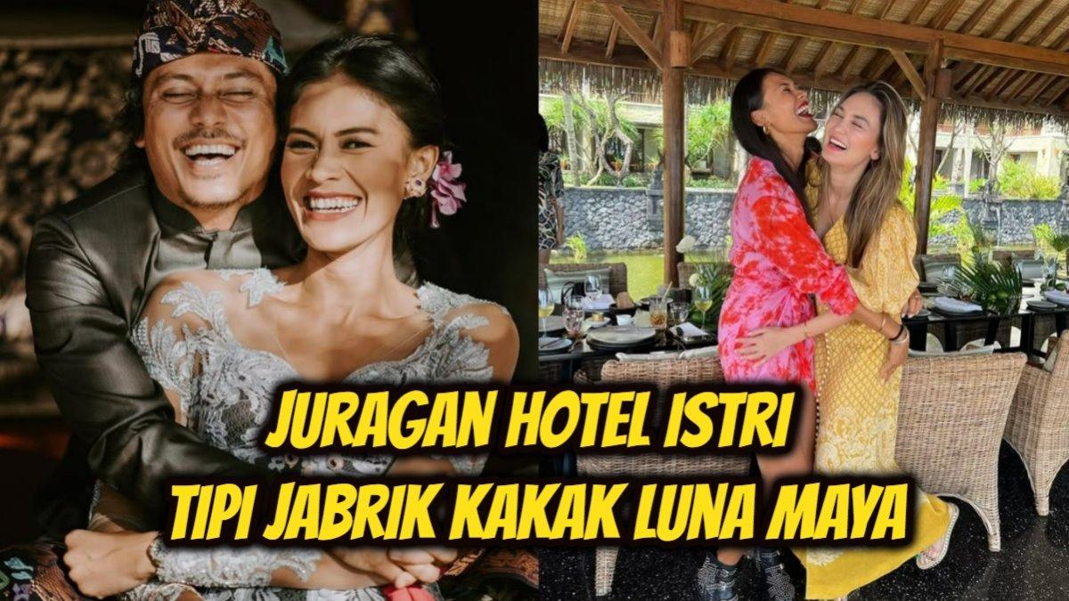 KAKAK LUNA MAYA - Kolase foto Feby Jabrik bersama Tipi Jabrik dan Luna Maya diambil dari Instagram @febjabrik. Feby Jabrik kakak ipar Luna Maya adalah pengusaha hotel di Bali