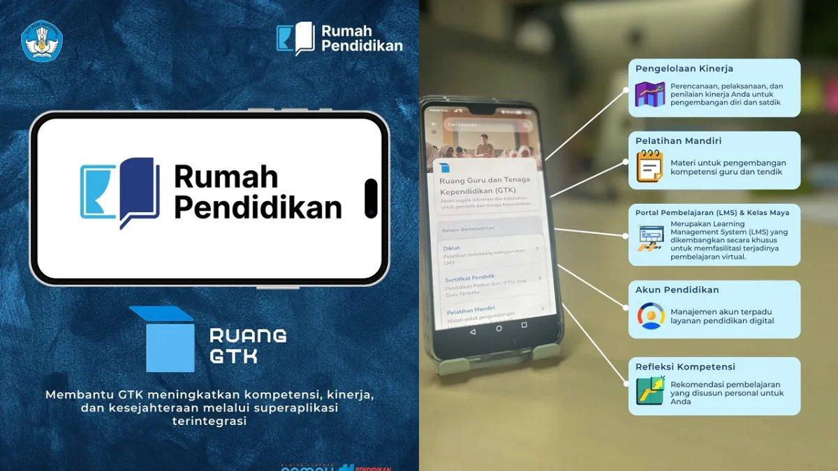 INFO GTK 2025 - Fitur baru dari aplikasi Rumah Pendidikan yaitu Ruang GTK diunduh dari Instagram.com pada Minggu (2/2/2025). Fitur baru dari aplikasi Rumah Pendidikan ini penting bagi para guru dan tenaga pengajar.
