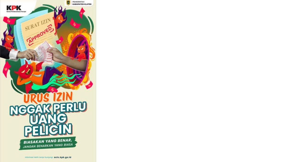 Flayer kampanye anti korupsi
