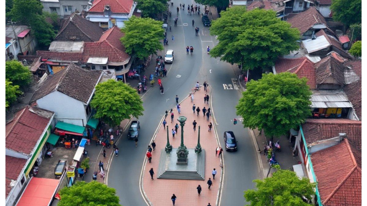 Ilustrasi suasana di Kediri, Jawa Timur.