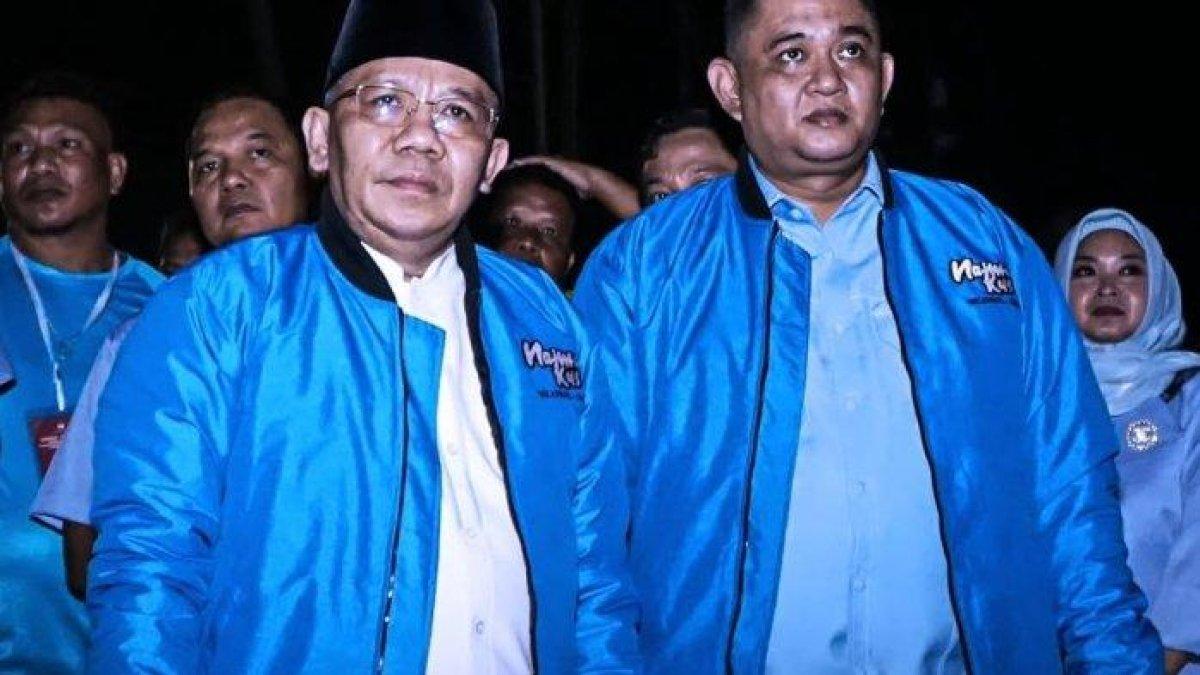 BUPATI LOMBOK UTARA - Foto Najmul Akhyar (kiri) - Kusmalahadi Syamsuri (kanan) sebagai Bupati dan Wakil Bupati Terpilih Lombok Utara segera dilantik Presiden Prabowo.