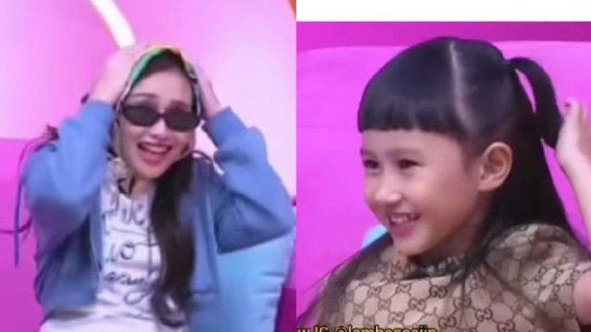 Foto ilustrasi, Ayu Ting Ting dan Khalisa. Anak Kartika Putri, Khalisa Aghnia Bahira belum lama ini disorot atas celetukannya kepada Ayu Ting Ting.