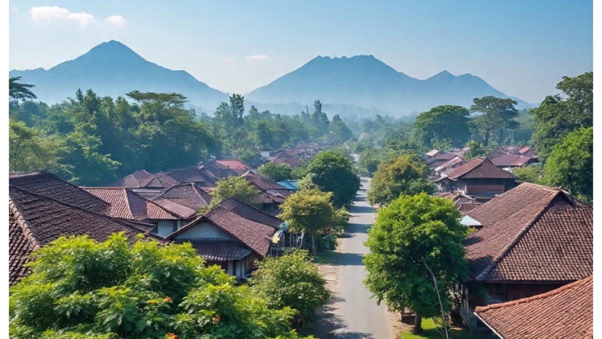 Ilustrasi suasana daerah di Kabupaten Pangandaran.
