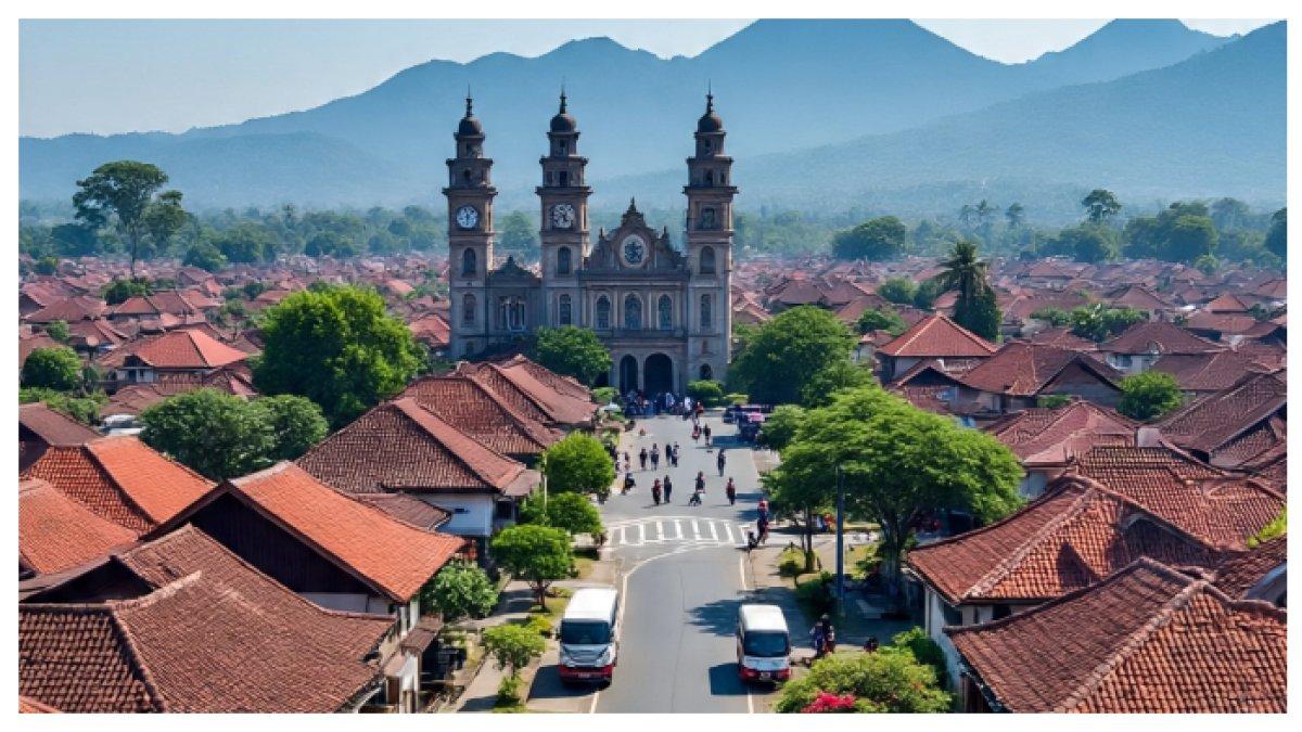 Ilustrasi suasana Kota Semarang, Jawa Tengah.