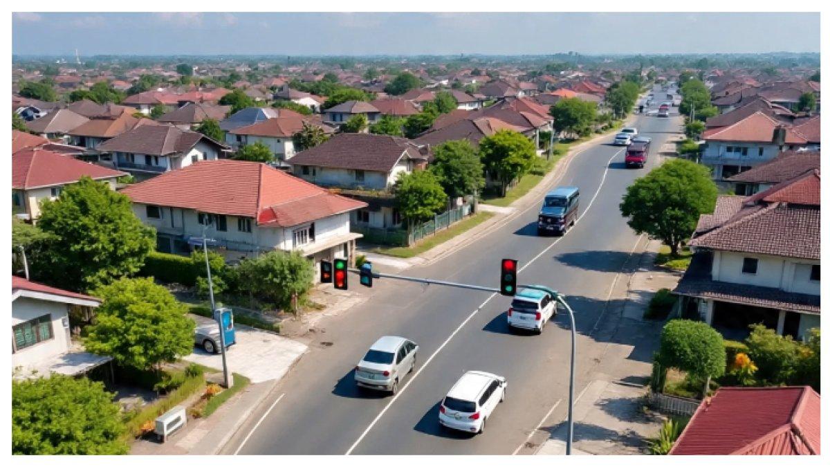 Ilustrasi suasana daerah di Jawa Tengah.