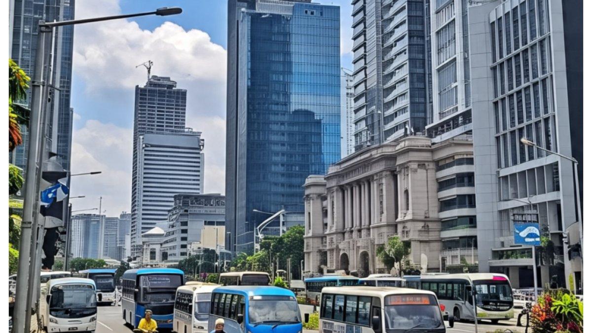 Ilustrasi kota Semarang di Jawa Tengah.