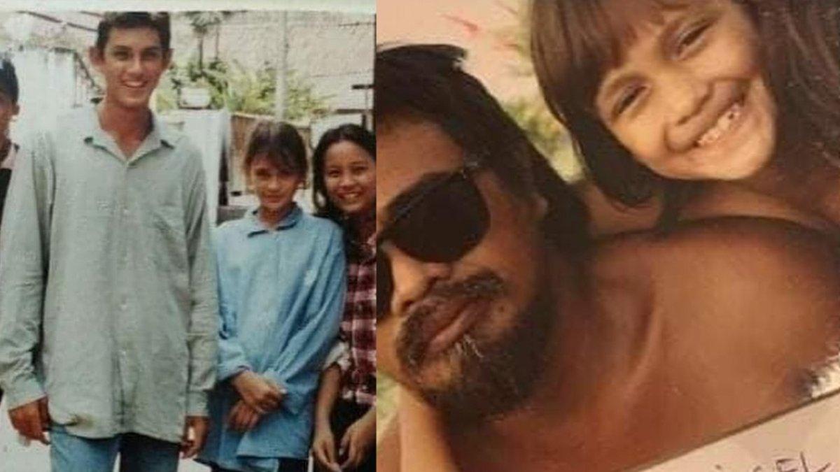 AYAH LUNA MAYA - Foto masa kecil Luna Maya diambil dari Instagram @lunamaya pada Rabu (7/5/2025). Sosok Uut Bambang Sugeng ayah kandung Luna Maya terlihat dalam foto tersebut