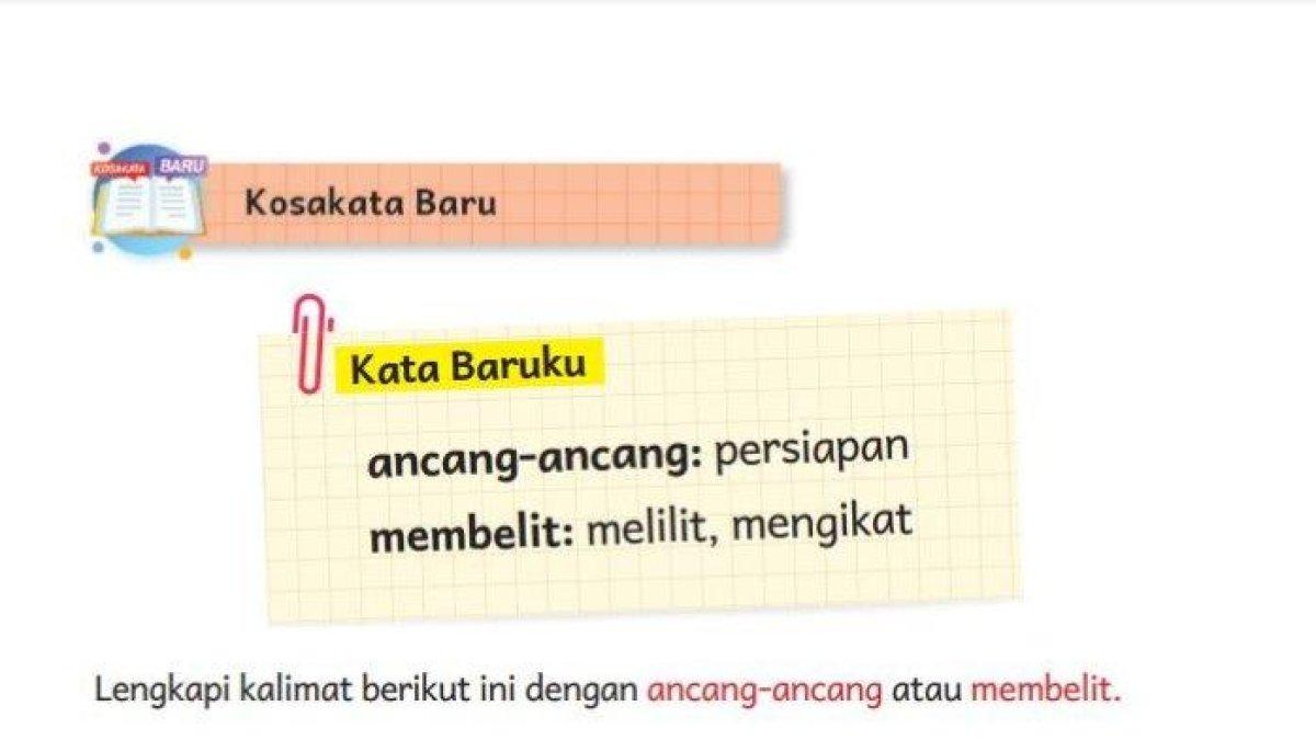 Gambar buku pelajaran Bahasa Indonesia Kelas 3 SD Kurikulum Merdeka halaman 6. (Tangkapan layar Kemdikbud)