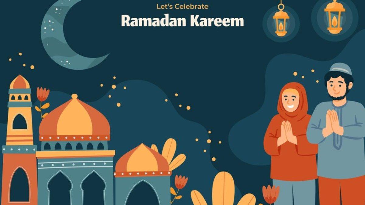 POSTER RAMADHAN 2025 - Gambar poster Ramadhan 2025 anak SD-TK, desain menarik dan lucu diunduh dari Freepik.com (21/2/2025). Poster Ramadhan 2025 anak SD-TK lucu menggemaskan.