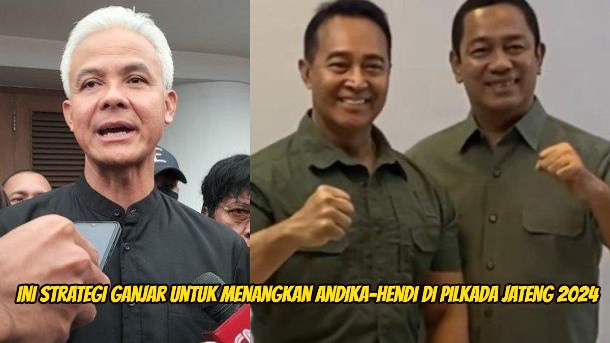 Ganjar Pranowo akan terjun ke lapangan untuk memenangkan pasangan Andika Perkasa dan Hendrar Prihadi di Pilkada Jawa Tengah (Jateng) 2024.