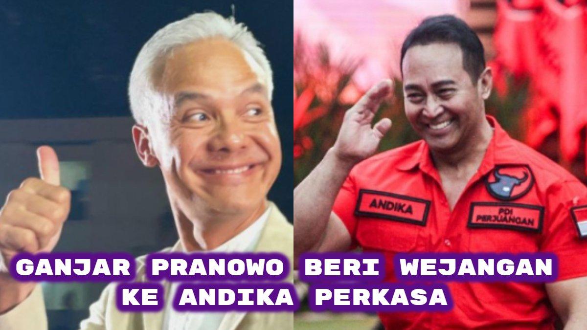 Ganjar Pranowo memberikan pesan-pesan khusus kepada calon Gubernur dari PDIP Jenderal TNI (Purn) Andika Perkasa yang maju di Pilkada Jateng.