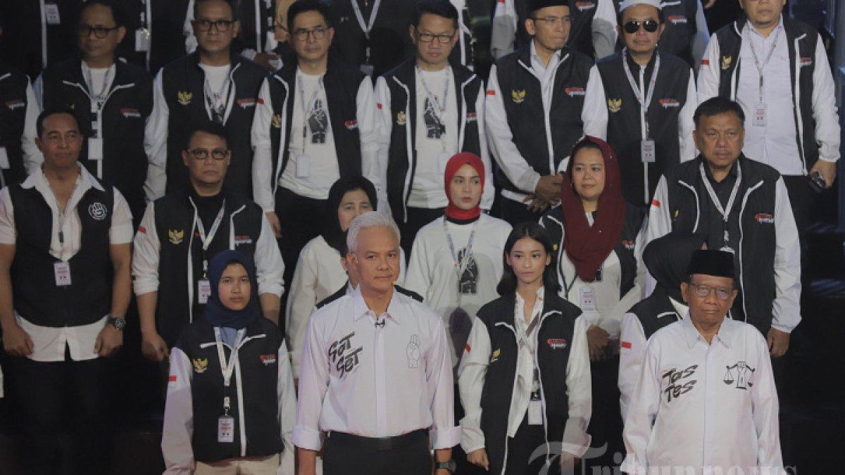 Pasangan Calon Presiden nomor urut 03 Ganjar Pranowo dan Mahfud MD