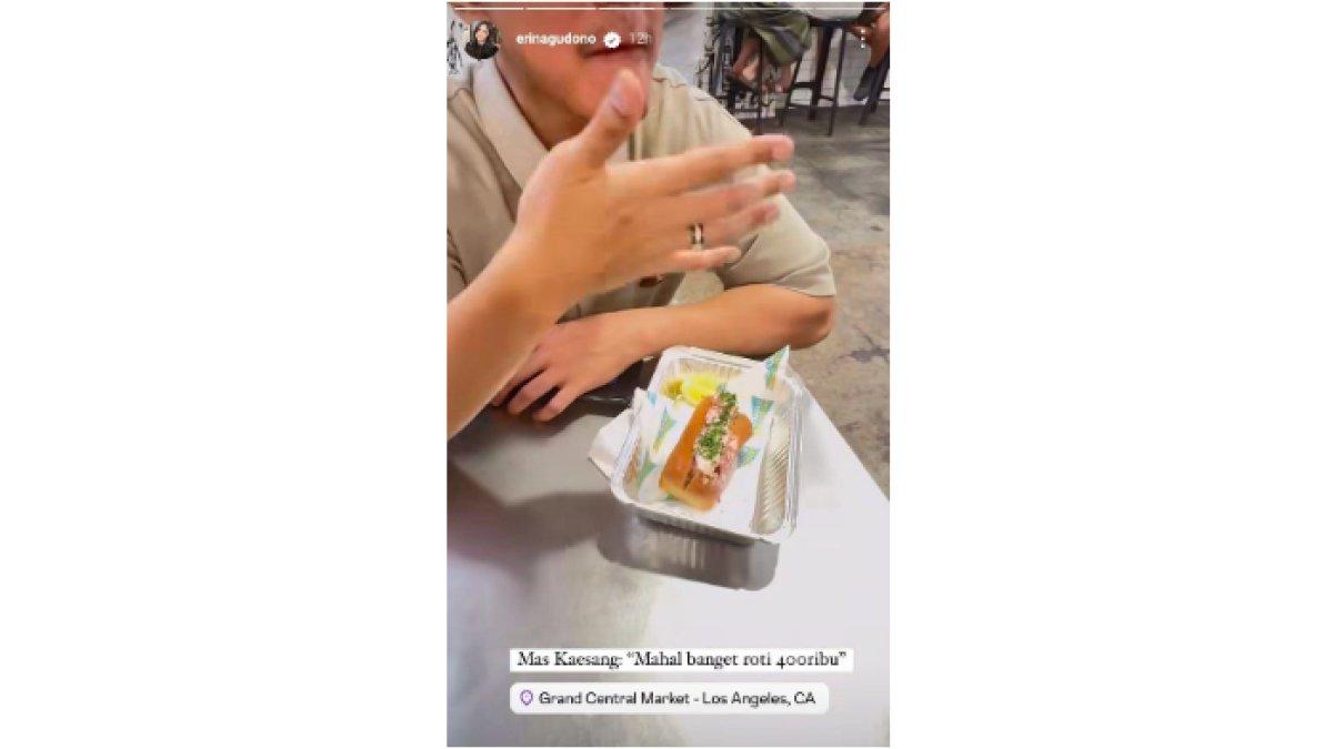 Gaya Kaesang Pangarep & Erina Gudono jalan-jalan di AS pamer roti seharga gaji guru honorer