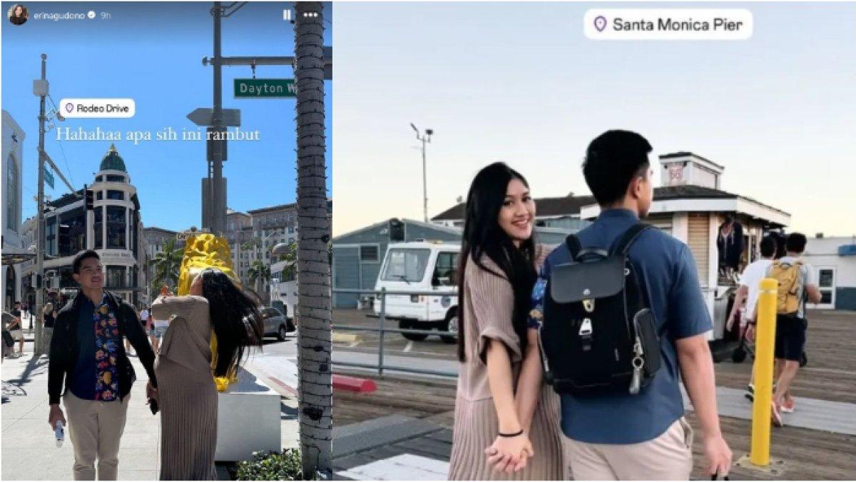 Gaya Kaesang Pangarep & Erina Gudono jalan-jalan di AS pamer roti seharga gaji guru honorer