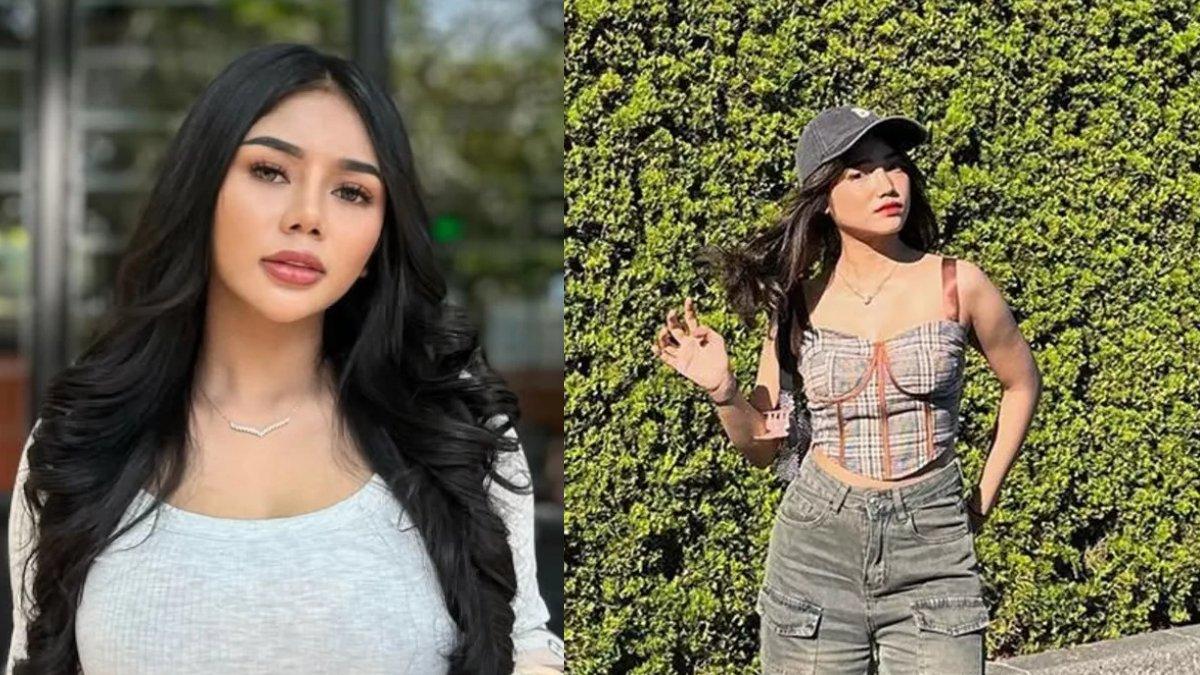 Gaya OOTD Fuji dan Bunga Aurellie.
