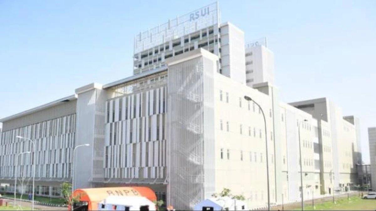 Gedung Rumah Sakit Universitas Indonesia. Lowongan kerja RSUI 2024.