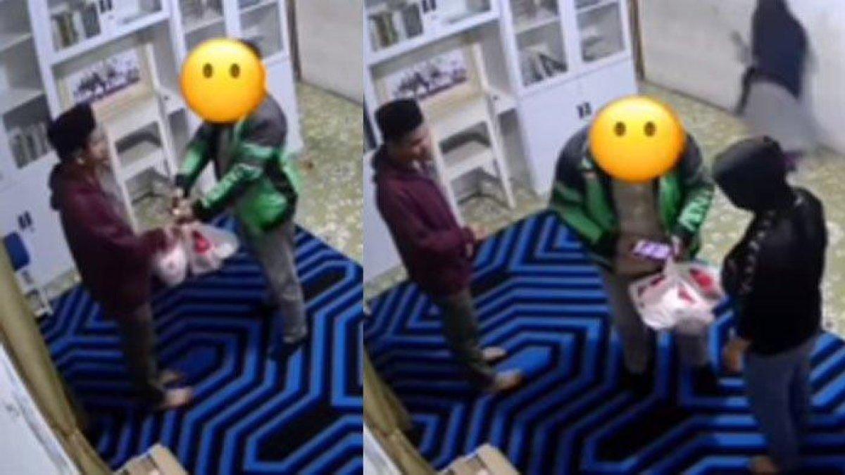 Geger aksi driver ojol diduga menipu anak-anak di panti yatim piatu. Sang driver mengiming-imingi sedekah tapi makanannya dibawa pulang lagi