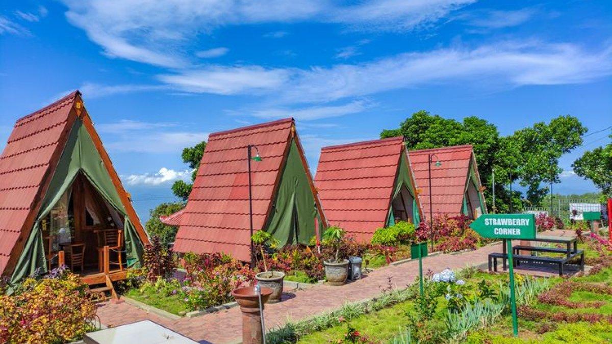 PESONA WISATA WONOGIRI - Girimanik Mountain Camp Wonogiri yang ada di dataran tinggi dengan udara sejuk dan panorama indah.