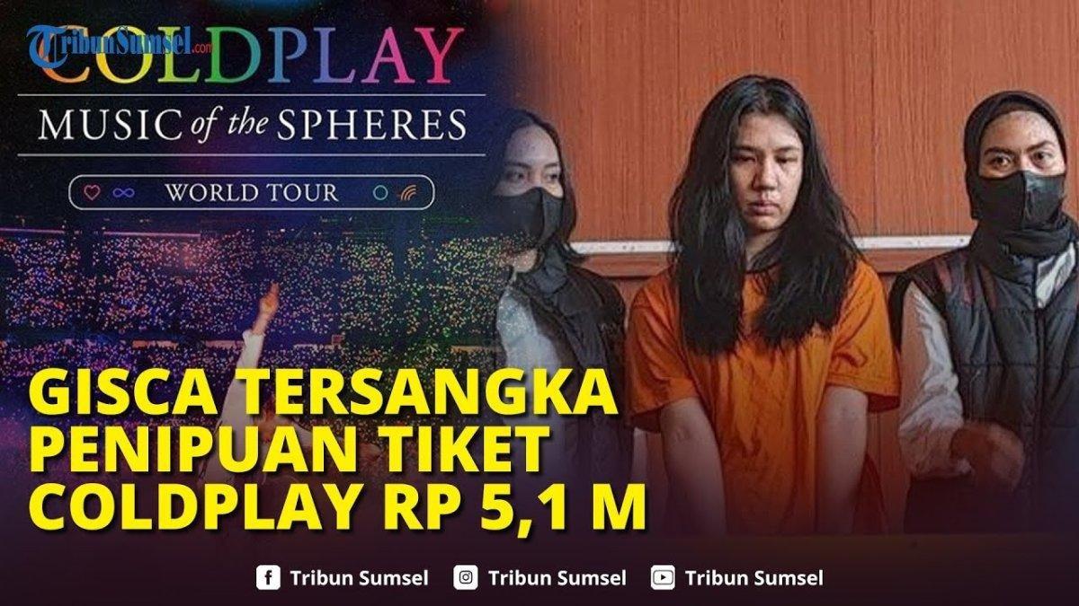 Gischa Debora penipu tiket konser Coldplay.