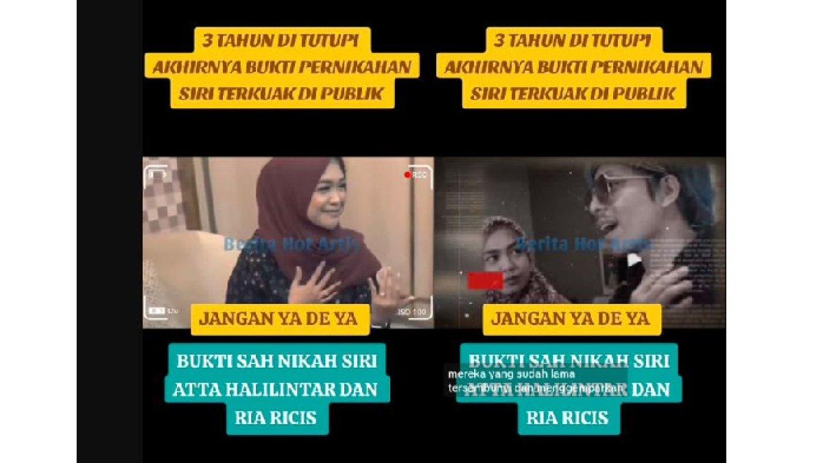 Gosip Atta Halilintar nikah siri dengan Ria Ricis
