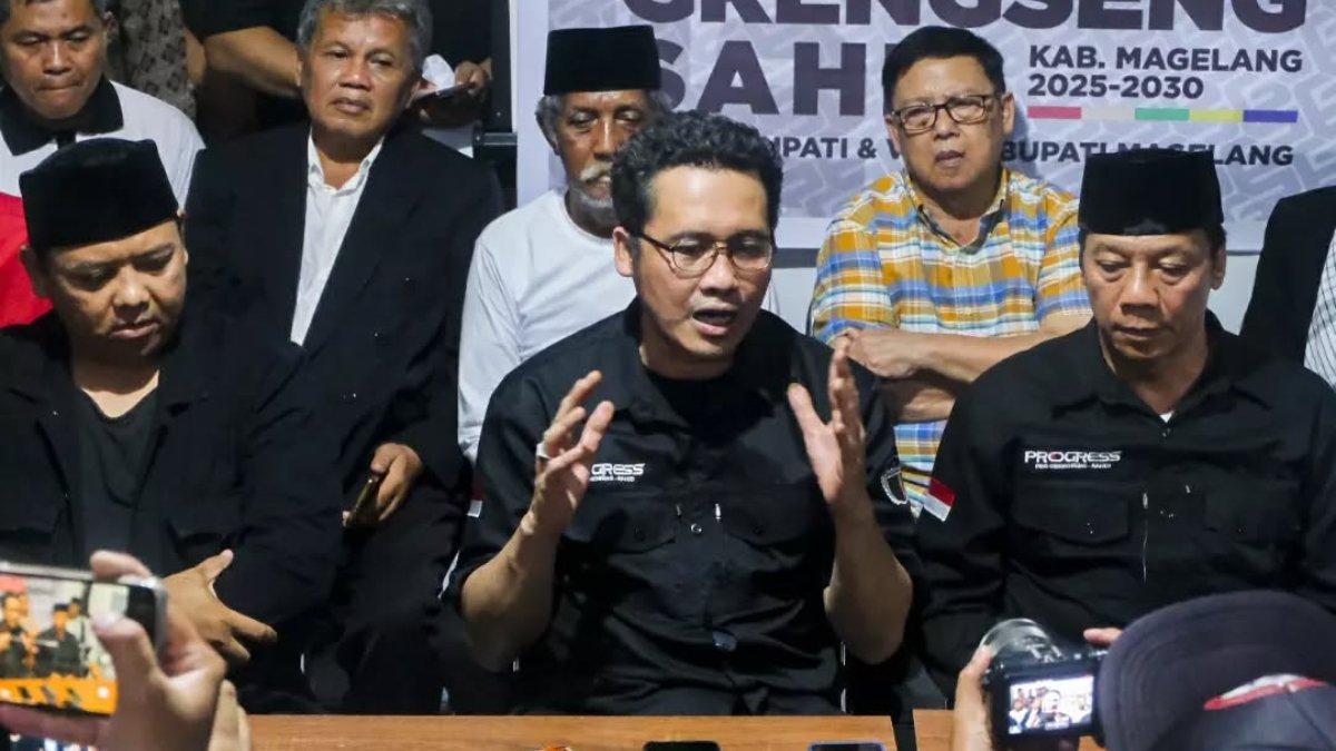 100 HARI KERJA - Bupati dan Wakil Bupati Magelang, Grengseng Pamuji bersama Sahid. Foto tangkapan layar Instgram Grengseng Pramuji.